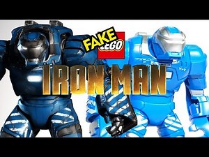 Fake Lego Iron Man Igor Mark 38 IRON MAN 3 Custom Bigfigure by Decool