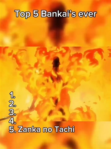 Top 5 bankai , qual. a mais forte ? #anime #bleach #tiktok #bankai #viral