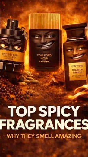 3 Warm Spicy Fragrances That Last All Day🌶️🔥 #perfume #fragrance #shorts