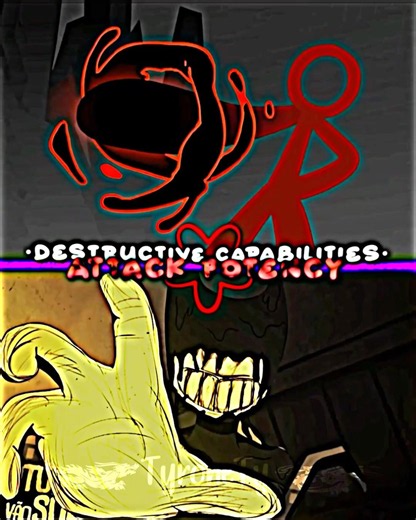 Nightmare Bendy (Full power - Indie Cross) VS The Dark Lord (Full power - Alan Becker) #edit #battle