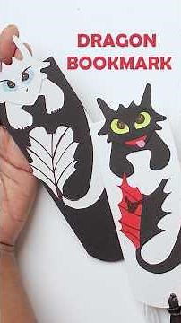 How to Make a Dragon Bookmark | Easy DIY Paper Craft