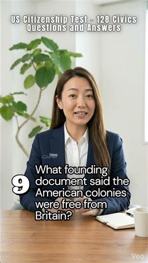 U.S. Citizenship Test - 128 Civics Questions and Answers 9 (V. 2025) #civicstest #citizenshiptest