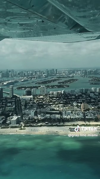 See Miami from a perspective most travelers never experience ✨ Soar above turquoise waters, the skyline, and iconic beaches on an unforgettable airplane tour. ✈️ Book your Miami Airplane Tour at www.graylinemiami.com #miamiaerial #miamiskyline #miamiviews #bucketlisttravel #visitmiami