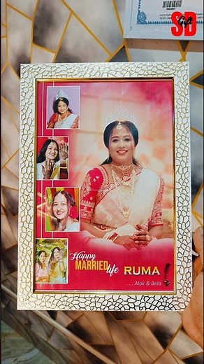 Custom Wedding Photo Frame: Perfect Personalized Gift for wedding