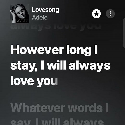Lovesong - Adele | #spotify #music #audio #songlyrics #lyricvideo #lyrics #song