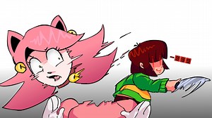 【FNF mod】KID V KAT - Chara Mix!!! [botplay]