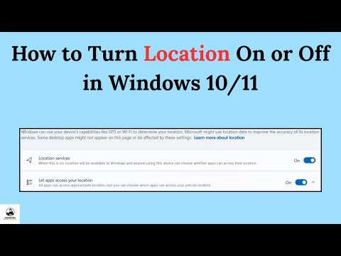 How to Turn Location On or Off in Windows 10/11 [2026]