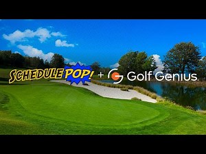 SchedulePop is integrated with Golf Genius