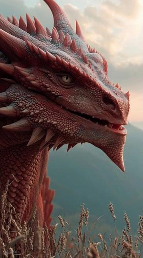 "AI Dragon Realistic Animation 🐉 | Powerful Dragon Moving Head | Unreal AI Creation"