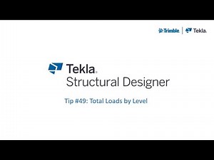 TSD Tips #49 Total Loads by Level