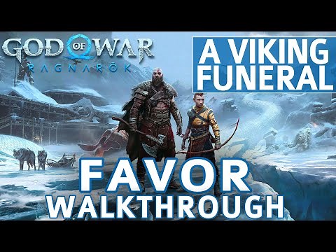 God of War Ragnarok - A Viking Funeral Favor Walkthrough (Funeral for a Friend Trophy Guide)