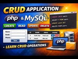 PHP CRUD Application Tutorial for Beginners: Create Read Update Delete with MySQL