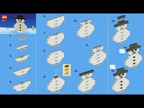 LEGO instructions - Seasonal - 40003 - Snowman