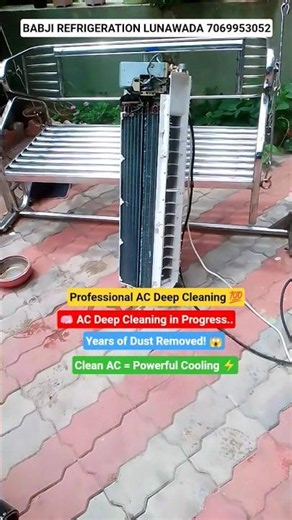AC Deep Cleaning Satisfying Process 🧼❄️ | Restore Cooling Performance!