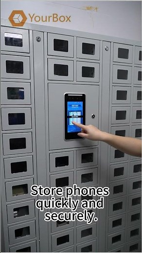 Too many student phones to manage before class? Smart phone locker for schools