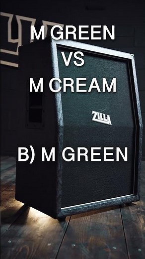 Greenback vs Creamback reveal, which did you prefer? #Celestionspeakers #Zillacabs #Mgreenback