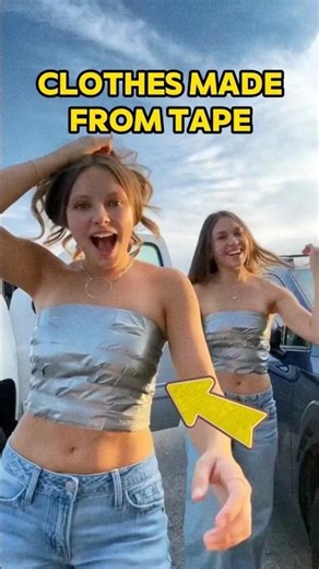 These Sisters Wrapped Themselves In Tape