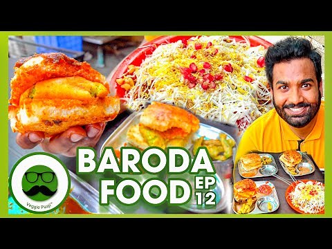 Vadodara Street Food Episode 12 | Day Night Vada Pav , Paras Paan & More | Veggie Paaji