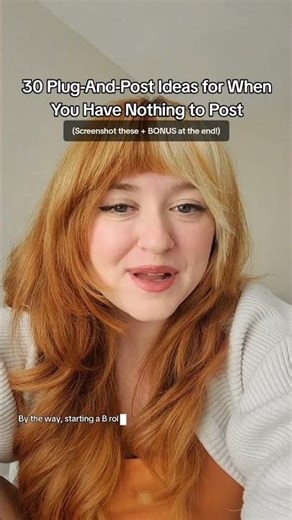 30 Plug-And-Post Ideas for When You Have Nothing to Post
