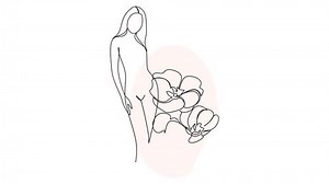 Linear Drawing Female Body Silhouette Modern Stock Footage Video (100% Royalty-free) 3501444907 | Shutterstock