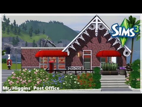 Mr. Higgins Post Office || The Sims 3: Speed Build ||