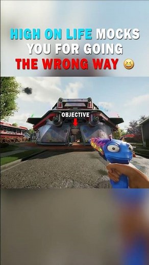 #HighOnLife Mocks You For Going the Wrong Way 😆 | CSG #Shorts | #Funny #Gaming #Memes