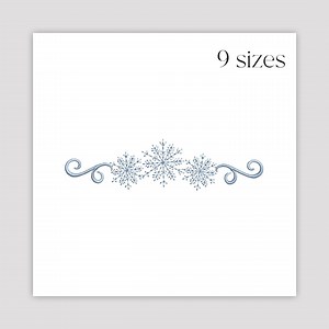 Snowflake Machine Embroidery Design - Christmas Embroidery File - Mini Winter Pattern - Holiday Embroidery Design - Snowflake Stitch Design - Etsy