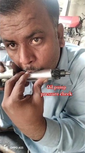 oil pump pressure check. #skills #automobile #automotivetools #shortsfeed #mechanic #oilpump