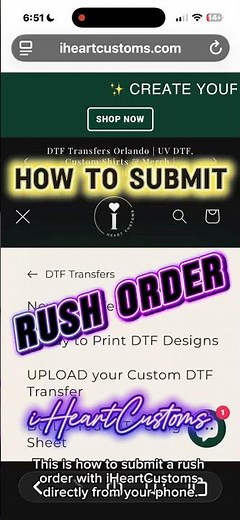 How To Submit a Rush DTF Transfer Order (DTF & UV DTF Gangsheet Tutorial)