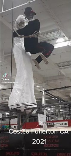 Costco Halloween Animated Skeleton Bride 2021💀☠🎃