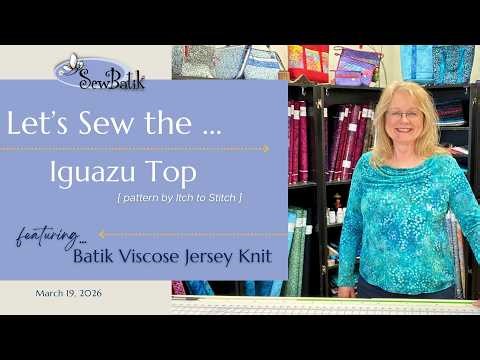 Sew the Iguazu Top | Easy Draped Cowl Neck Knit Top Tutorial (Beginner Friendly)