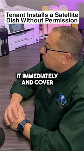 506K views · 2.3K reactions | Tenant Installs a Satellite Dish Without Permission! Please note this like most of our videos are reenactments of events from the past . #realestate #tenant #landlord #rentalproperty #realestateowner | AHB Realty and Property Management | Facebook