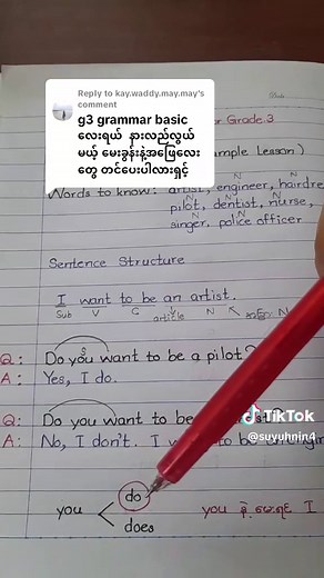 Basic Grammar for Grade 3: A Sample Lesson