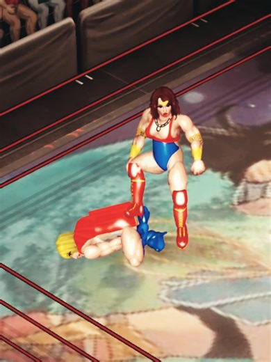Wonder Woman vs Power Girl using Rocky Hold | Women Wrestling | FPWW