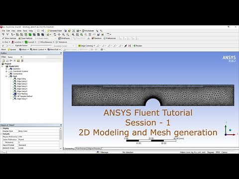 How to generate meshing in ANSYS Fluent Workbench | Full Tutorial