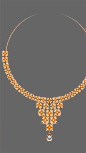 #nancysong #designerjeweller #coreldraw #necklace #creative #design