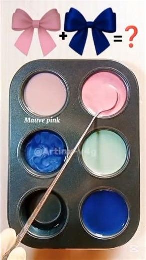 🎨 Color Palette / Pink + Light Mint + Royal Navy | Mint Navy Blush #colormixing #colorpalette #art