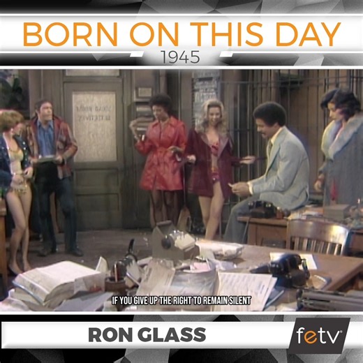 Ron Glass (RIP) was born on this day in 1945. Glass is best remembered for playing Detective Harris on #BarneyMiller and also made appearances on #Friends, #HartToHart and #SanfordAndSon. 📺 Watch #BarneyMiller weekdays at 9a and 12a ET on FETV! | FETV