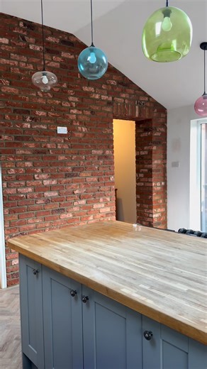 Another Brick Slip feature wall #HomeTransformation #livingthedream #InteriorDesign #homedesign #featurewall #homedecor #brickslips #housedesign # | Bespoke Brickwork