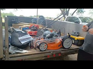 yard Force push mower self-propelled