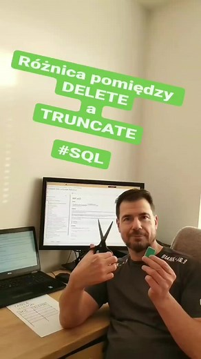 Różnice pomiędzy komendami SQL DELETE i TRUNCATE