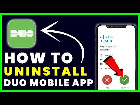 How to Uninstall Duo Mobile App | How to Delete & Remove Duo Mobile App