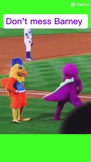 Don’t mess with Barney 🤣
