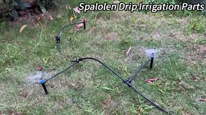 Push-to-Connect Drip Irrigation System Adjustable Irrigation System for Garden Raised Bed Automatic Plant Watering System Complete Drip Irrigation Kit with Drip Emitters, Tubing, Connectors