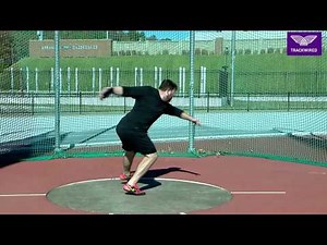 HOW TO THROW DISCUS-HALF TURN IN CIRCLE