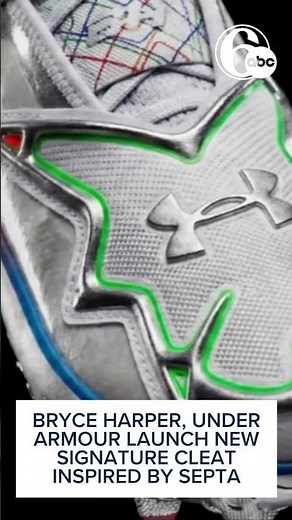 Bryce Harper, Under Armour launch new signature cleat inspired by SEPTA