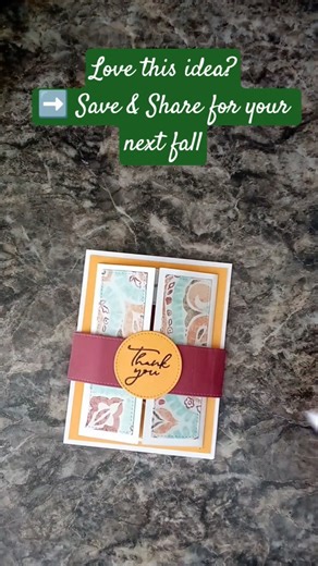 Fall in love with this interactive shutter card! 🍁Slide, open, and watch the “Happy Fall” message