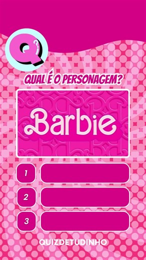 Quiz da Barbie Adivinhe os personagens da Barbie #barbie #barbiegirl #qualbarbieeusou #filmesdabarbie #barbiefilmes #filmesbarbie #quizdabarbie #barbiequiz #jogodabarbie #barbiemovie #musicasbarbie #barbiemusica