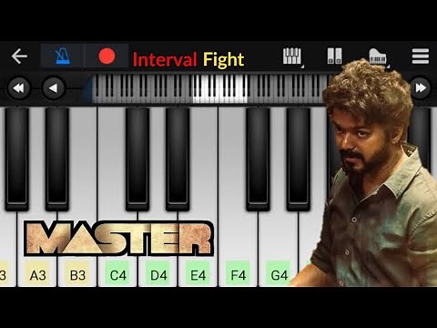 Master Mass Interval BGM | Easy Piano Tutorial | Perfect Piano | Anirudh