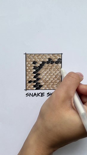 this “brick and zig zag technique” is super helpful for drawing snake scales - learned this from the snakeartist on yt #snakescales #snakeskin #drawsnake #snakes #camscanner #scannerapp #pdf